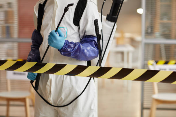 Professional Sewage Cleanup technician working in Halifax, VA